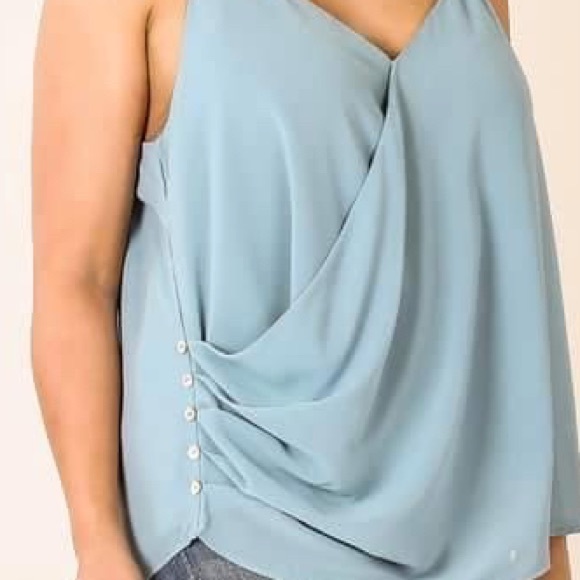 C̺͆L̺͆E̺͆A̺͆R̺͆A̺͆N̺͆C̺͆E̺͆ PLUS SIZE Spaghetti Top - Picture 2 of 2